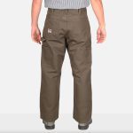 Canvas Carpenter Pants - Olive